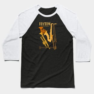 Brass Musical Instruments Rhythm type Baseball T-Shirt